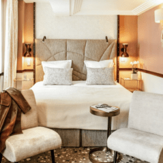 Hotel Therese Paris bed chari cushion