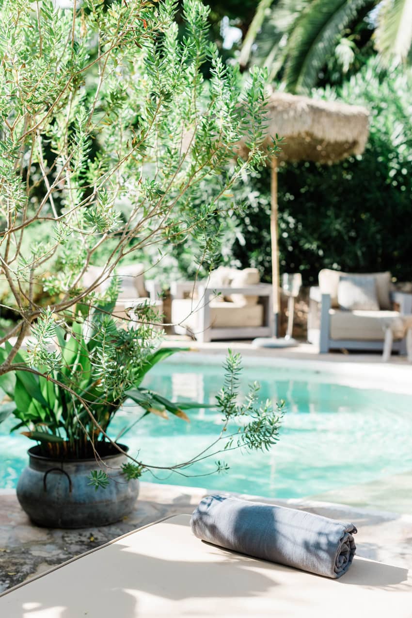 Can Sastre Ibiza poolside sunshine