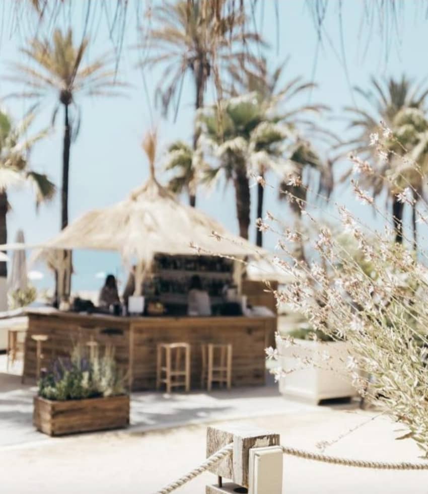 El Chiringuito Ibiza beach bar view