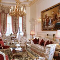 The Ritz London French empire style sofas