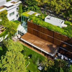 ABaC Barcelona aerial view rooftop garden
