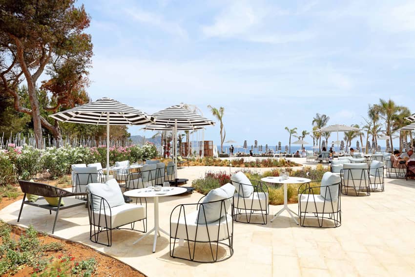 Bless Hotel Ibiza garden outdoor seating
