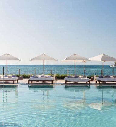 Nobu Hotel Ibiza Bay sea front pool