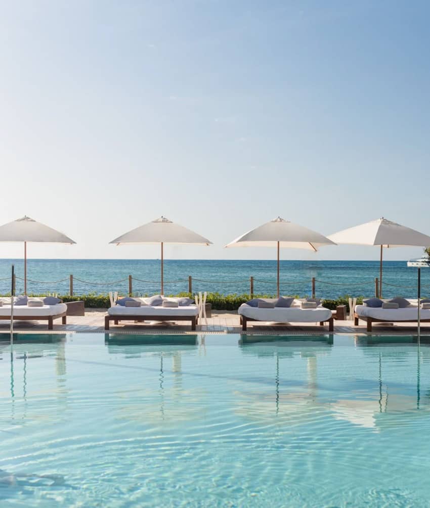 Nobu Hotel Ibiza Bay sea front pool
