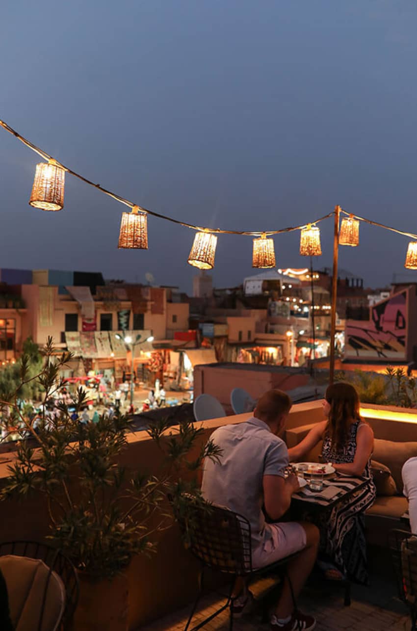 Nomad Marrakech rooftop dining