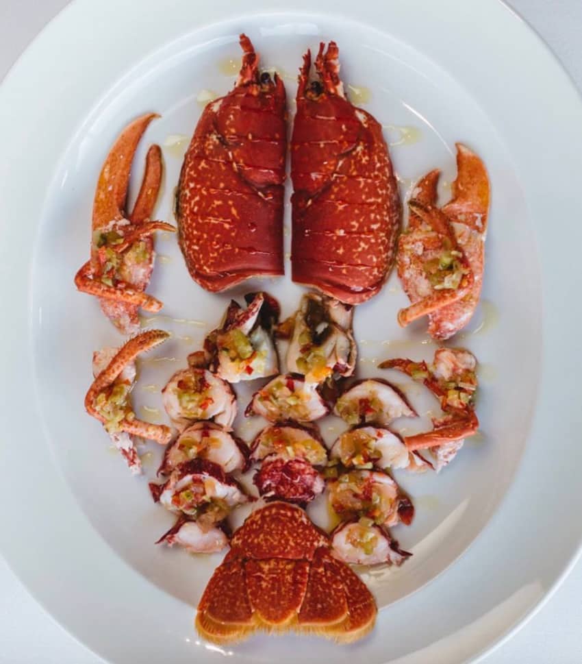Restaurant Barceloneta lobster salpicon