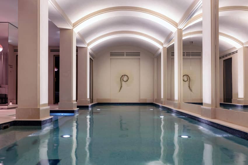 indoor swimming pool spa amenities