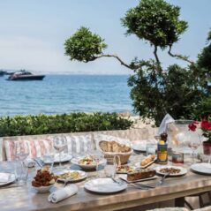 Louis Vuitton - A sensorial getaway. At #LouisVuitton's restaurant in Saint- Tropez, the gastronomical experience unfolds in a serene space specially  designed with custom pieces inspired by the Maison's Objets Nomades  Collection. Learn