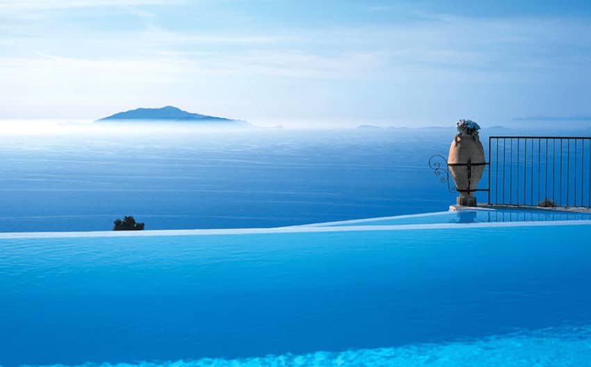 Caesar Augustus Hotel Capri infinity pool