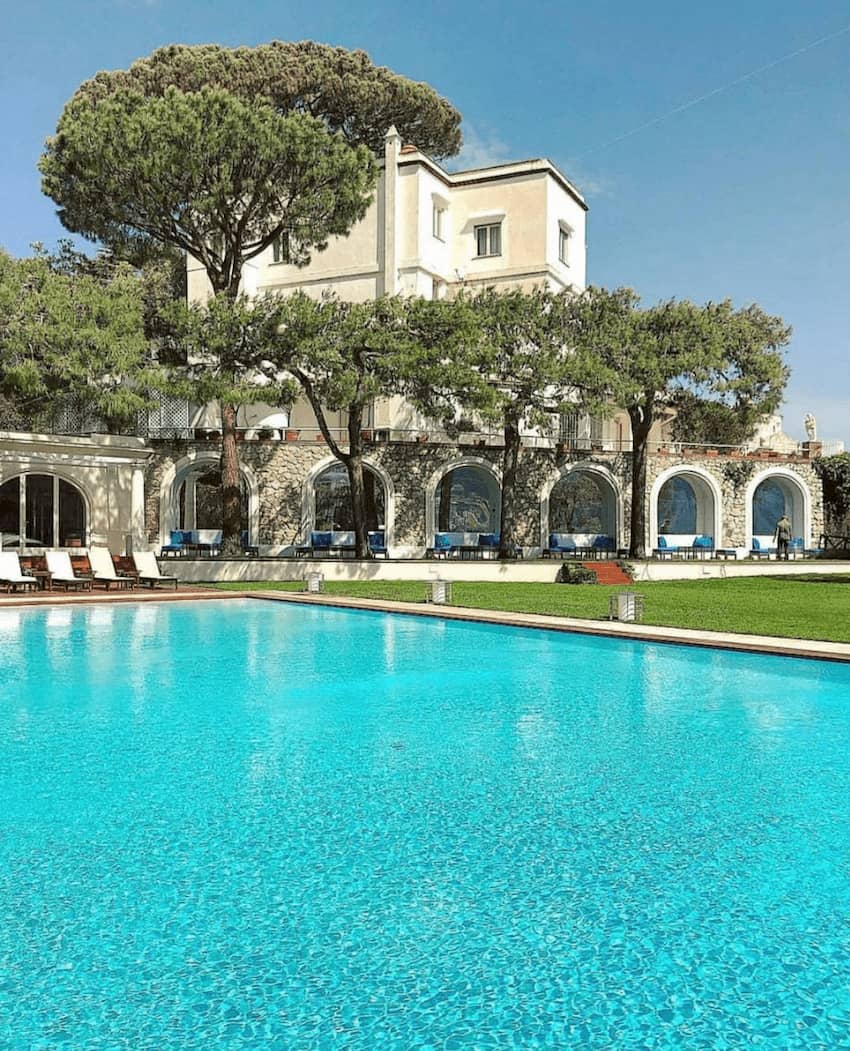 JK Place Capri outdoor swimming pool
