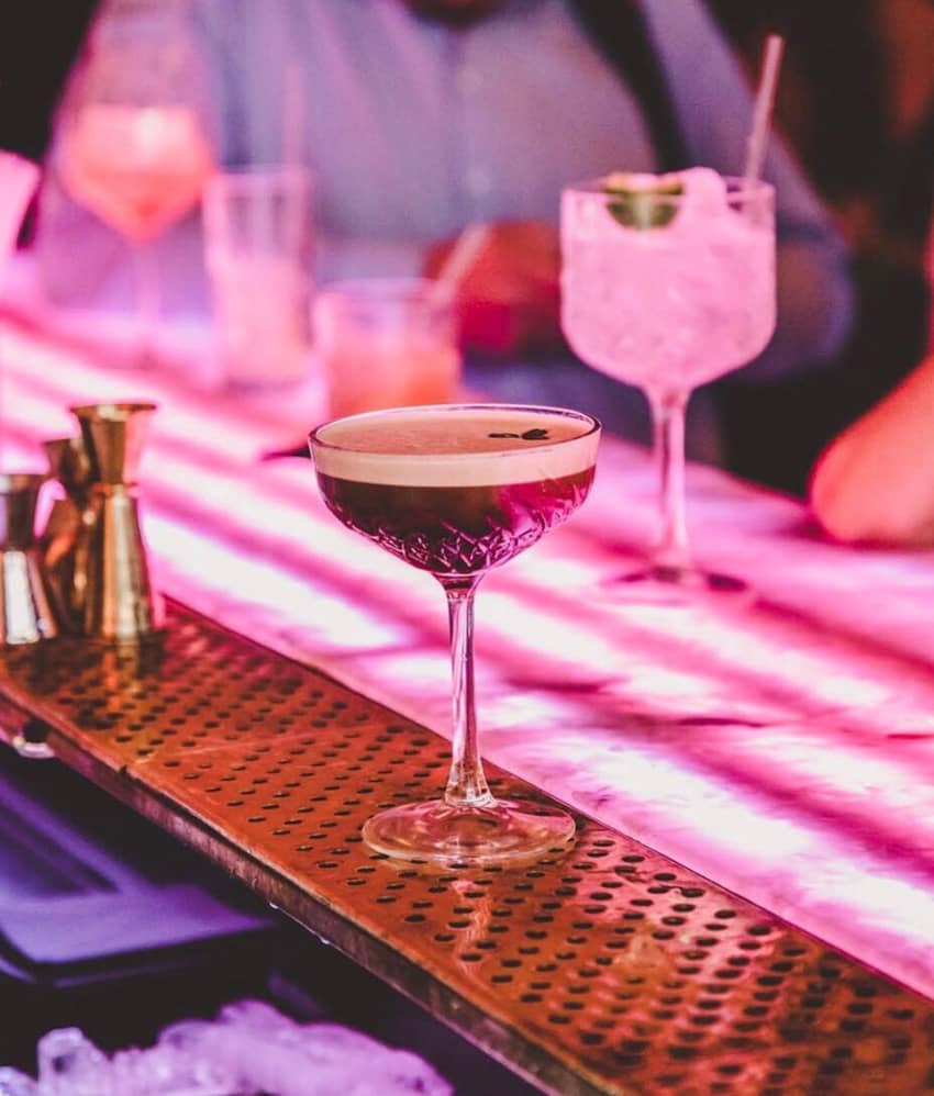 Cocktails Mocktails Alcohol Pink Bar Club