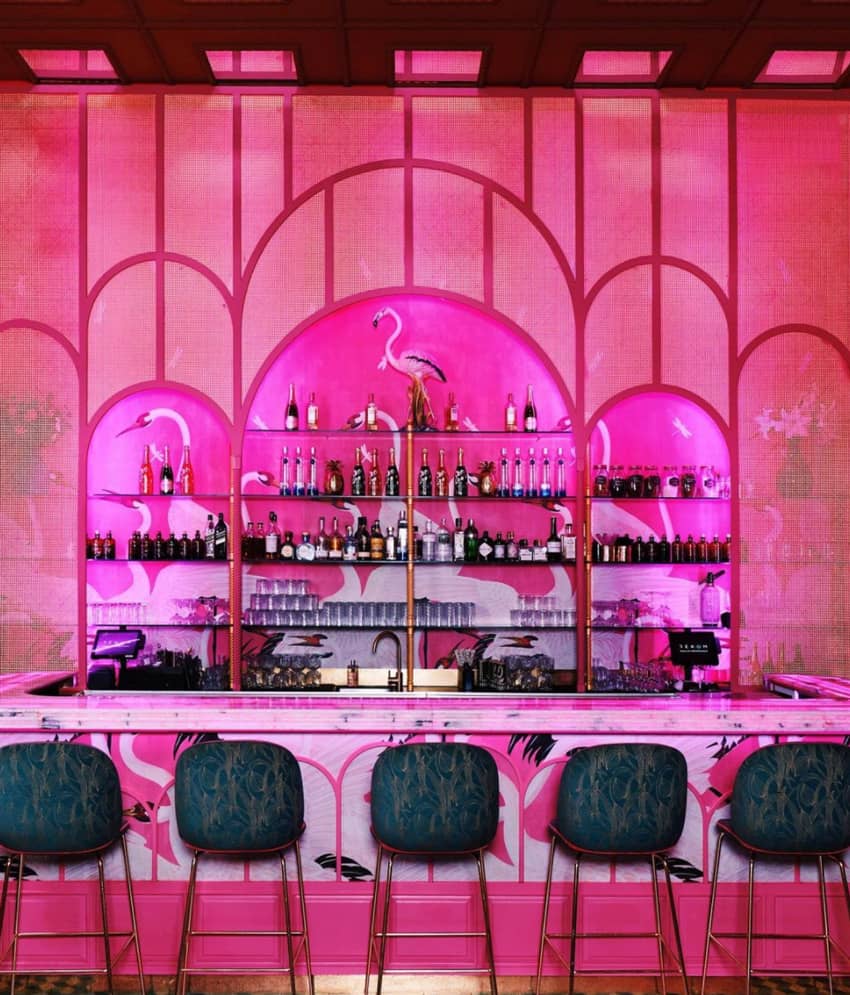 Dandy Cocktailbar Copenhagen Bar Pink Drinks