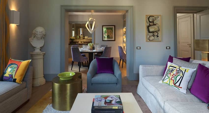 Hotel De Russie Rome Bedroom Suite Room Purple
