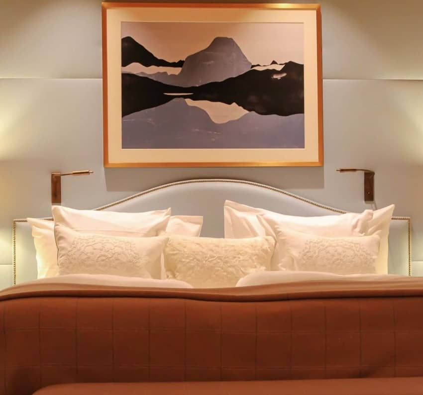 Kulm Hotel Bedroom Bed Art Suite Place Sleep