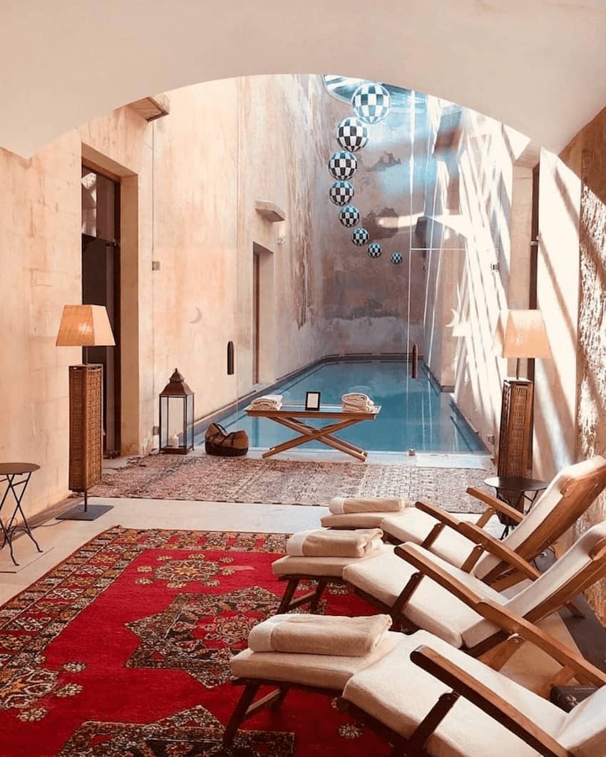 Cap Rocat Hotel spa indoor swimming pool