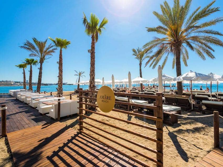 Hotel Amare Marbella beach restaurant