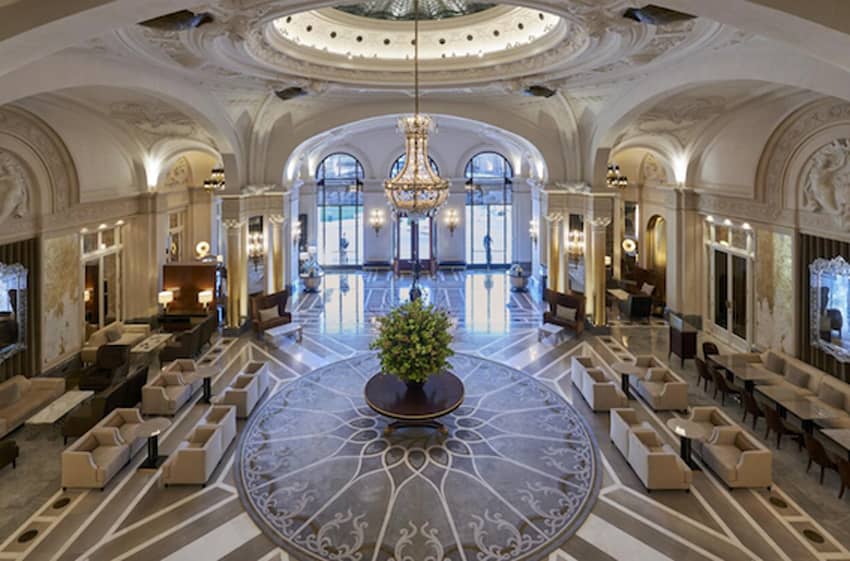 Hotel de Paris Monaco lobby