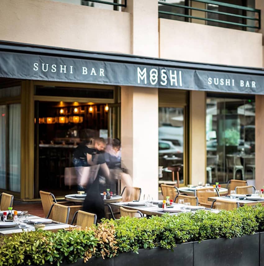 Moshi Moshi Monaco outdoor dining