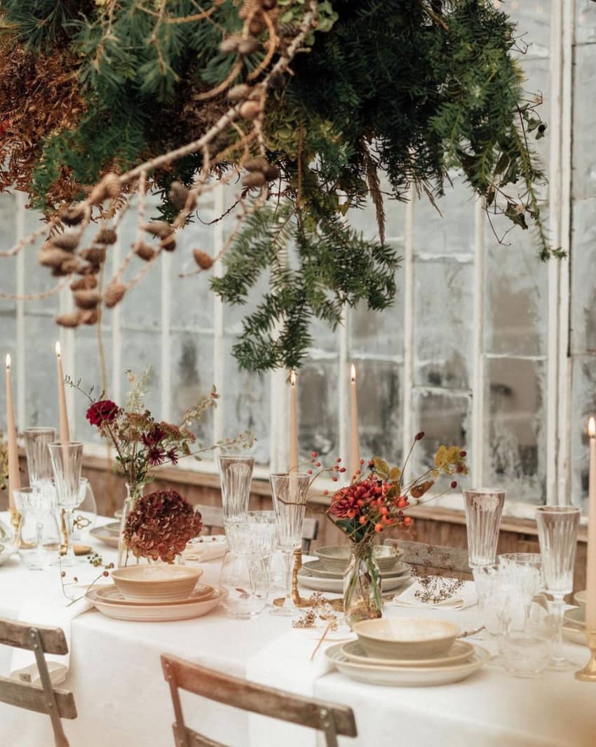 Rosendals Tradgard Inside Table Plant Diner