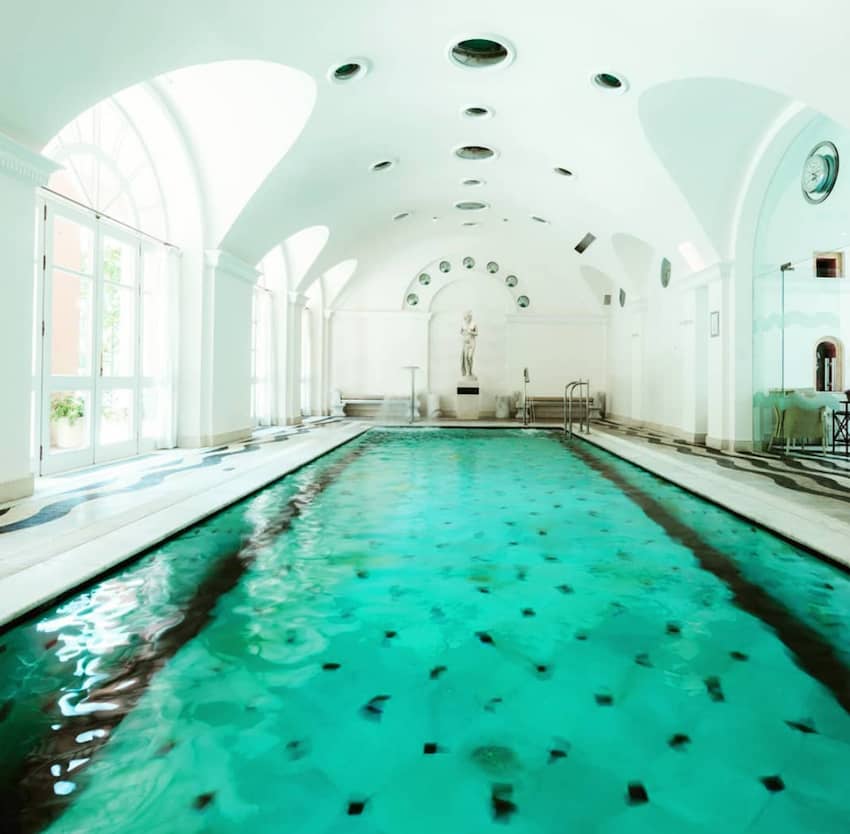 spa heated indoor swimming pool