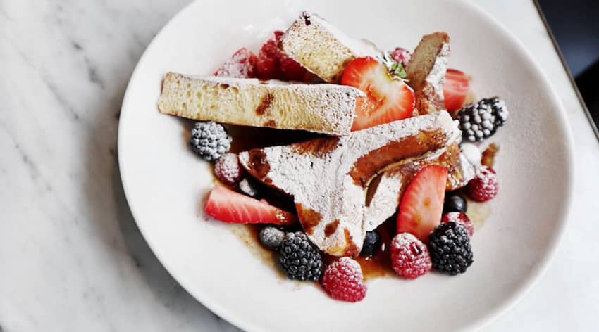 sweet breakfast berries french toast