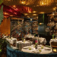Amazonico London tropical themed dining room