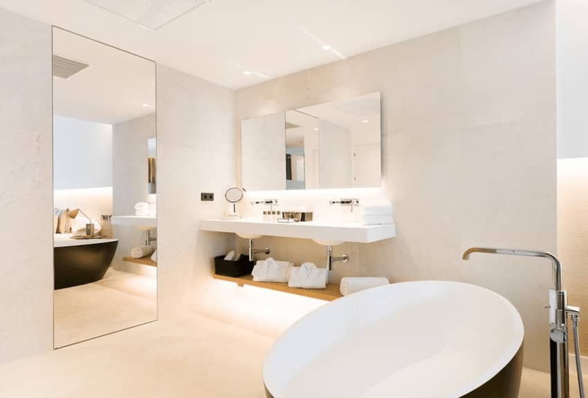 bathroom with sink comfy design