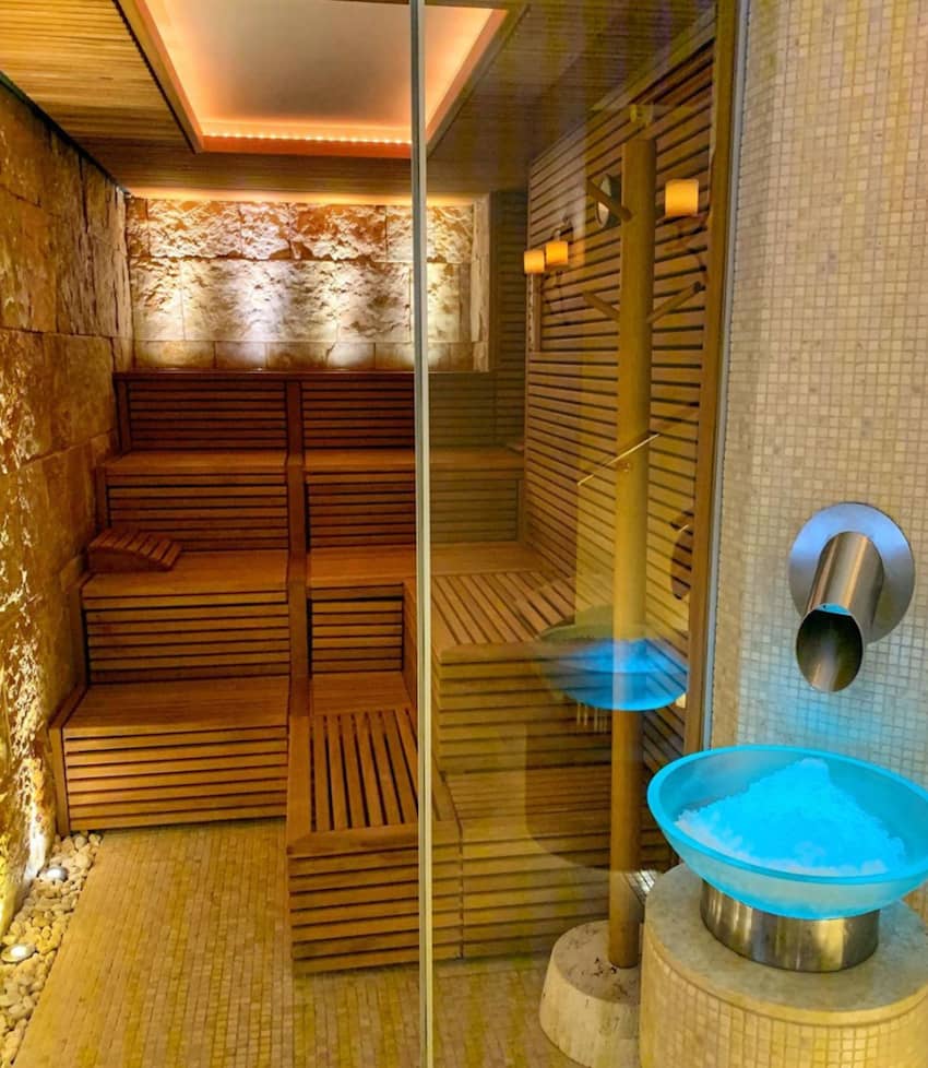 Monastero Santa Rosa hotel luxurious sauna bath