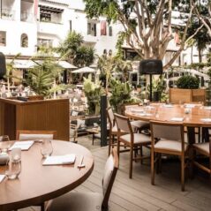 Nobu Hotel Marbella outdoor seating