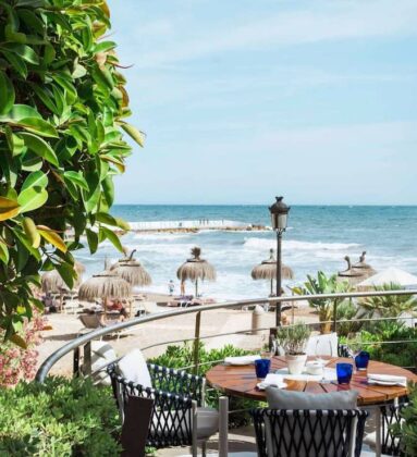 Sea Grill Marbella terrace beach sea view