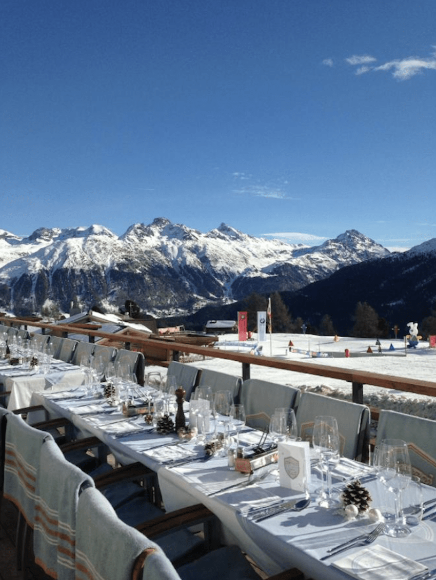  Salastrains St. Moritz terrace snow piste