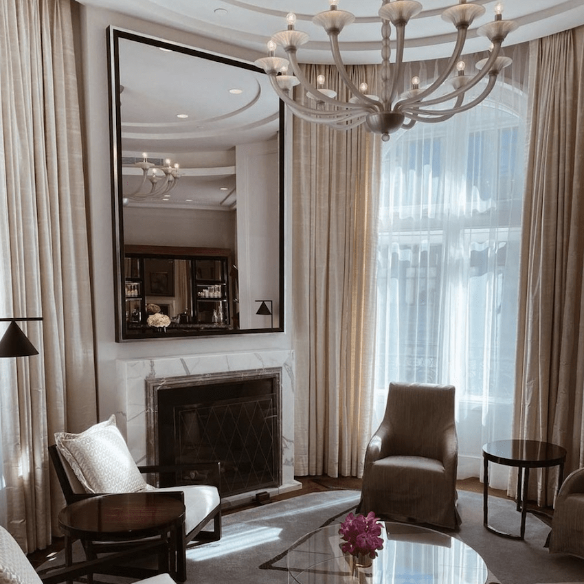 Four Seasons Madrid Chairs in suite