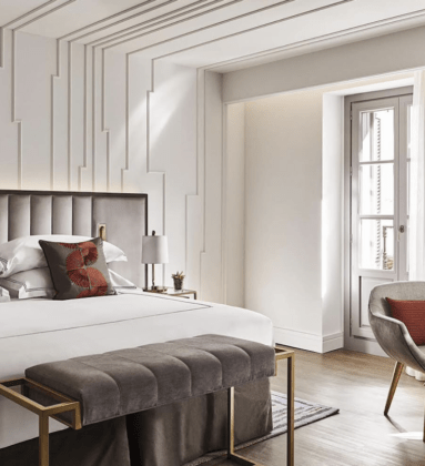 Gran hotel ingles Madrid bedroom cushions
