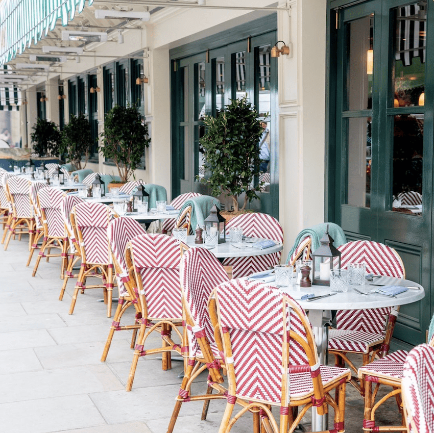 Harry's Dolce Vita terrace chairs
