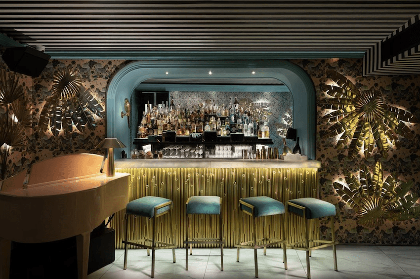Morgana Lounge Bar inside bar chairs
