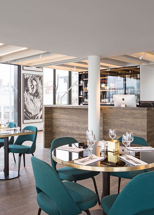 Ras Antwerp; The Riverside Restaurant by Schelde River.