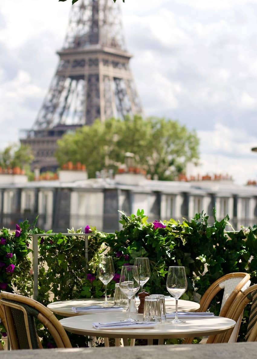Lunch at Bambini near the Eiffeltower