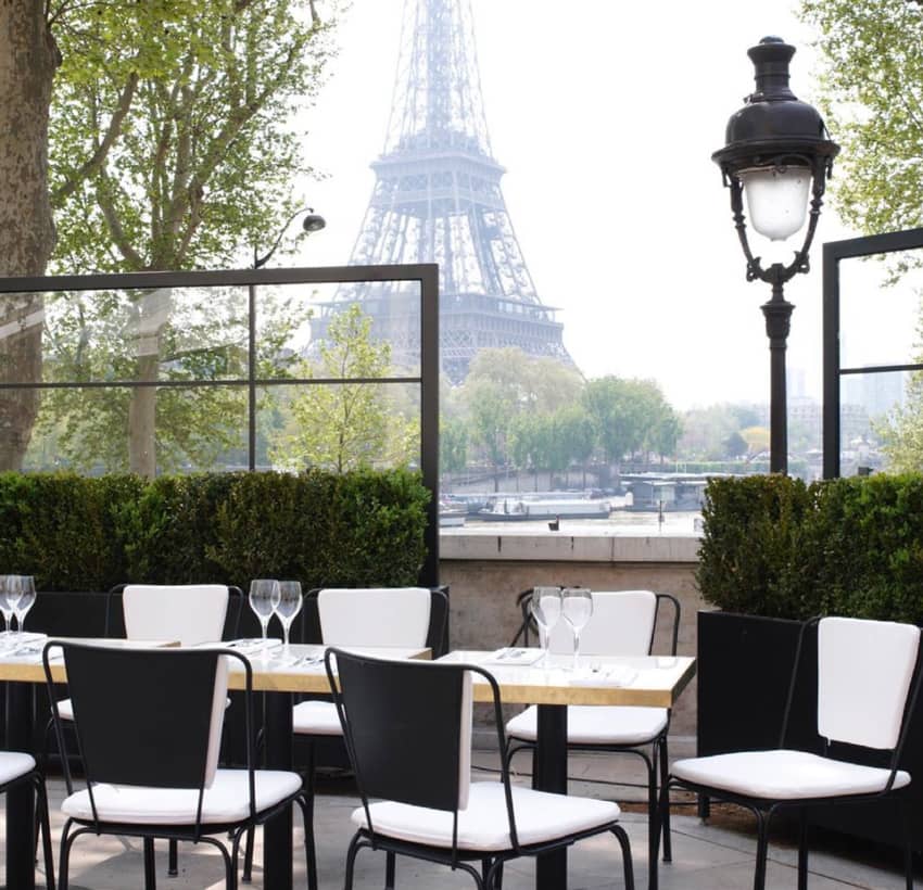 Amazing view from the terrace of Monsieur Bleu