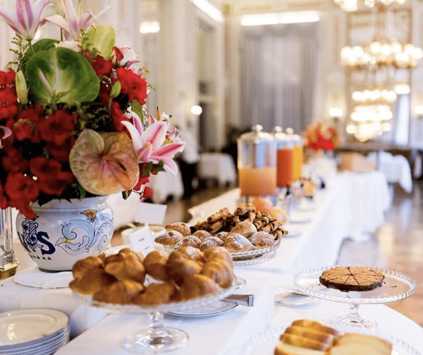 Grand Hotel Villa Serbelloni breakfast