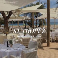 Best Restaurants in ST Tropez