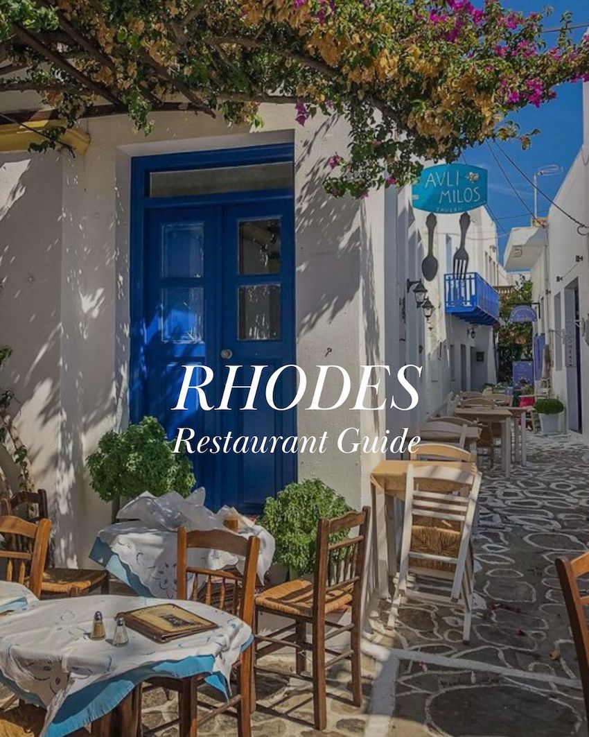 Best restaurants on Rhodes Rhodes Guide Style My Trip